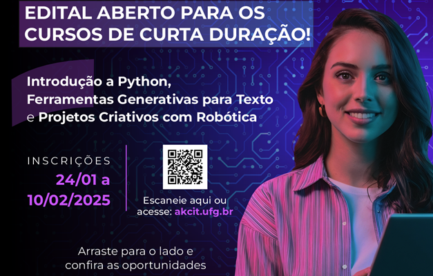 UFG abre inscrições para cursos de curta duração na área de tecnologia