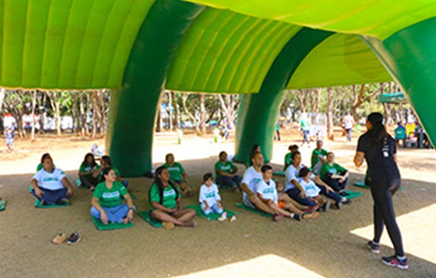 Unimed Goiânia realiza 'Aulão Saudável' no Parque Vaca Brava