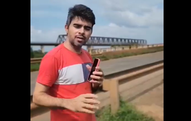 Vereador registra momento em que ponte racha e cai no Tocantins; assista