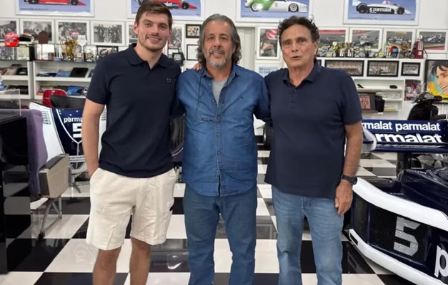 Verstappen curte folga em Brasília ao lado do sogro Piquet antes do GP de São Paulo