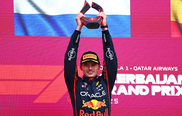 Verstappen vence o GP do Azerbaijão de ponta a ponta e volta à briga pela taça
