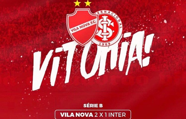 Vila Nova bate o Internacional por 2 a 1, no estádio Serra Dourada