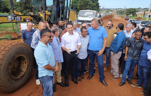 Vilela retoma obras de eixos viários, trincheiras e pontes em Aparecida