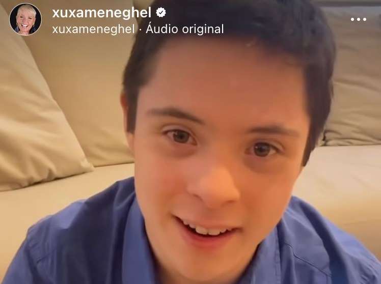 Xuxa posta vídeo de influenciador digital goiano com síndrome de down